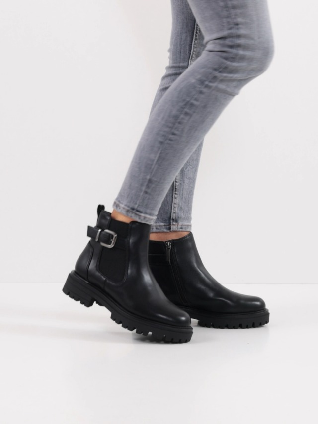 Tamaris Dames Enkellaarsje 1-25499-41 001 normaal Maat