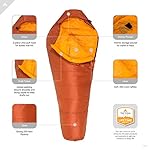 TETON Sports ALTOS, 20 Degree and 0 Degree Sleeping Bag for Adults, Lightweight Warm Mummy Sleeping Bag for Camping, Hiking, Backpacking - Image 4