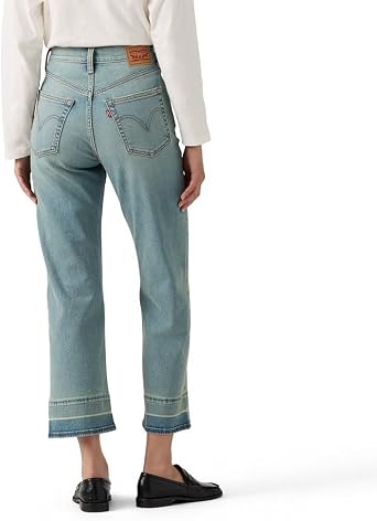 Levi's Womens Premium Ribcage Straight Ankle Jeans