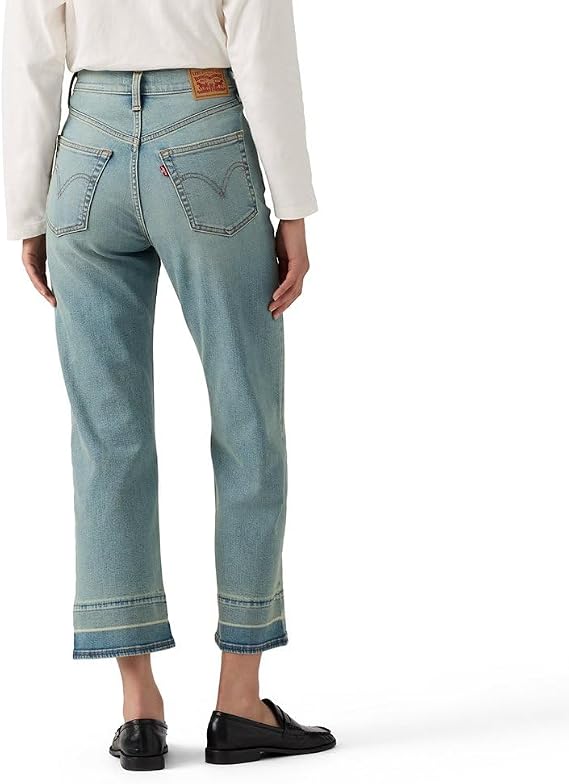 Levi's Womens Premium Ribcage Straight Ankle Jeans