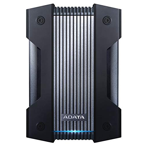 ADATA Durable Series HD830: 2TB Blue External USB 3.1 Portable Hard Drive