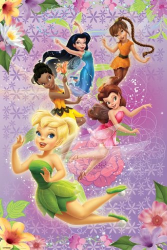 Poster Les Fées De Disney idée cadeau originale anniversaire enfant