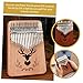 LIFKOME Keys Kalimba Thumb Piano Replacement Kit Durable Metal DIY Accessories with Carved Scale for Beginners Smooth Polished Surface Elastic and Wear Resistant Parts