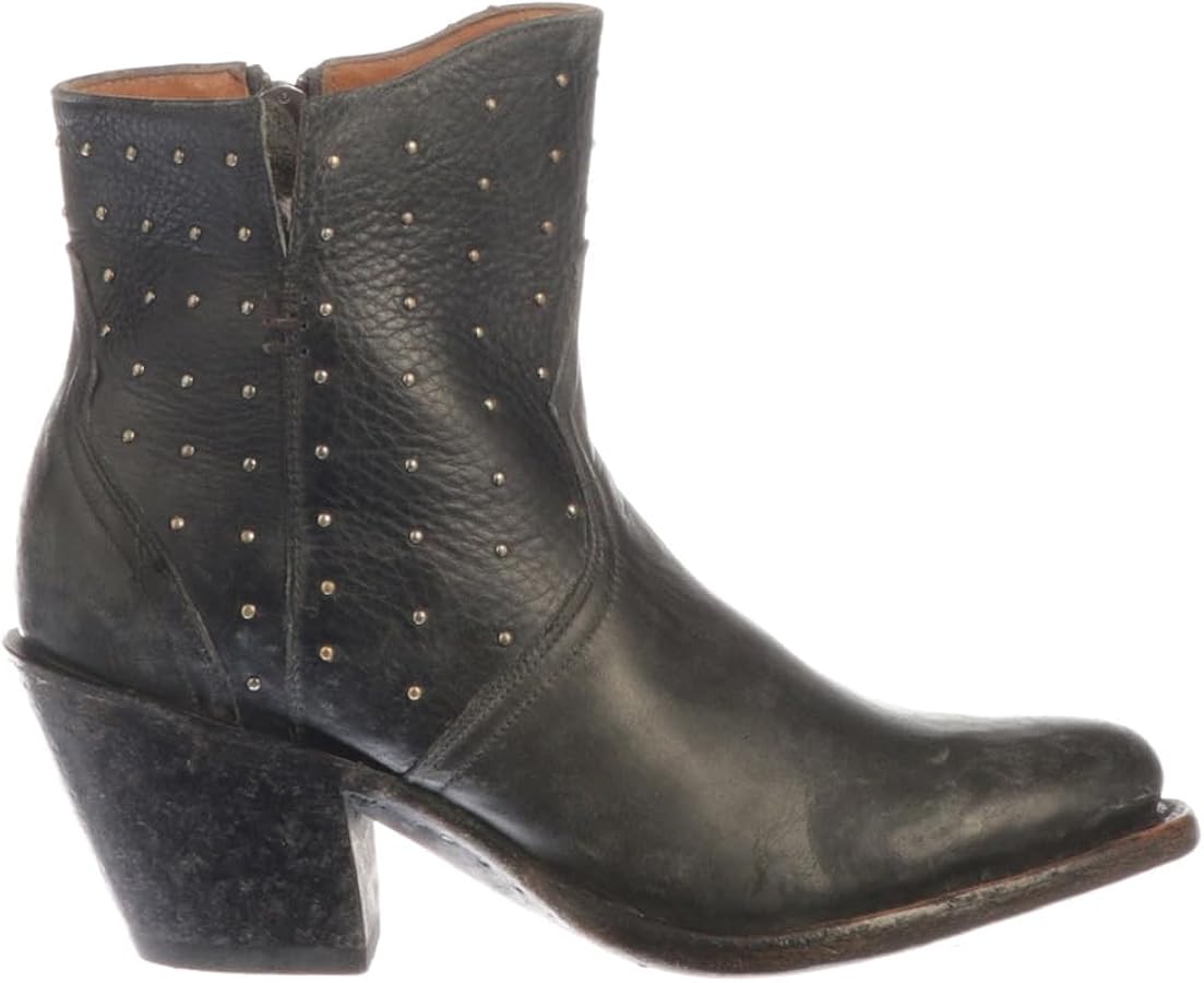Amazon.co.jp: Lucchese レディース ハーレー カウハイド スタッズ