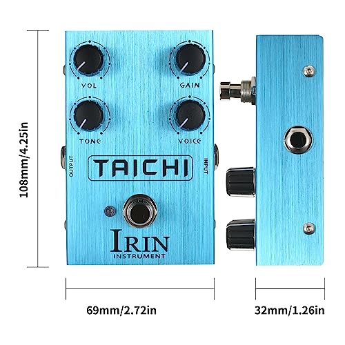 Jemora Overdrive Pédale d’effet de guitare Haut-parleur Overload Effect Processor Effector avec Tone Gain Volume Commandes vocales pour guitare électrique – TAICHI - Les Beatles, Paul McCartney, John Lennon, RIngo Starr, George Harrison Jemora Overdrive Pédale d'effet de guitare Haut-parleur Overload Effect Processor Effector avec Tone Gain Volume Commandes vocales pour guitare électrique - TAICHI – Image 8