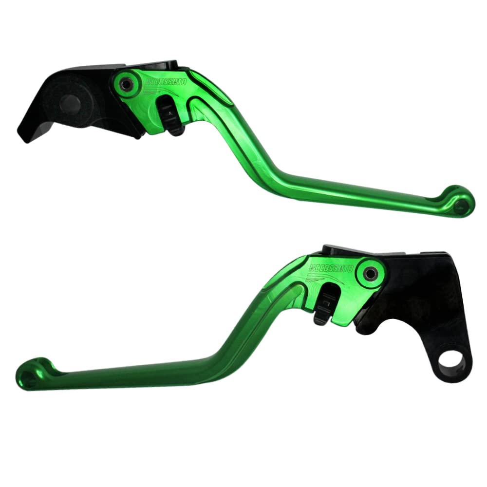 Palancas verdes Accossato Yamaha R6 S Europe Version 2006 2007