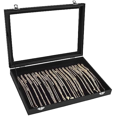 Bivisen Necklace Organizer Box Cover