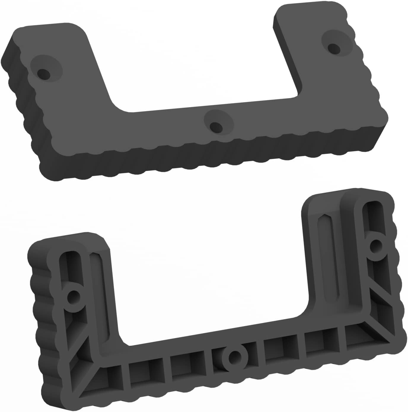 NyVoozy 30PCS For Milwaukee Packout Cleats, Cleat 'n' Feet Cleats Compatible with For Milwaukee Packout System, MountTool Box Storage System Anywhere (BLACK)
