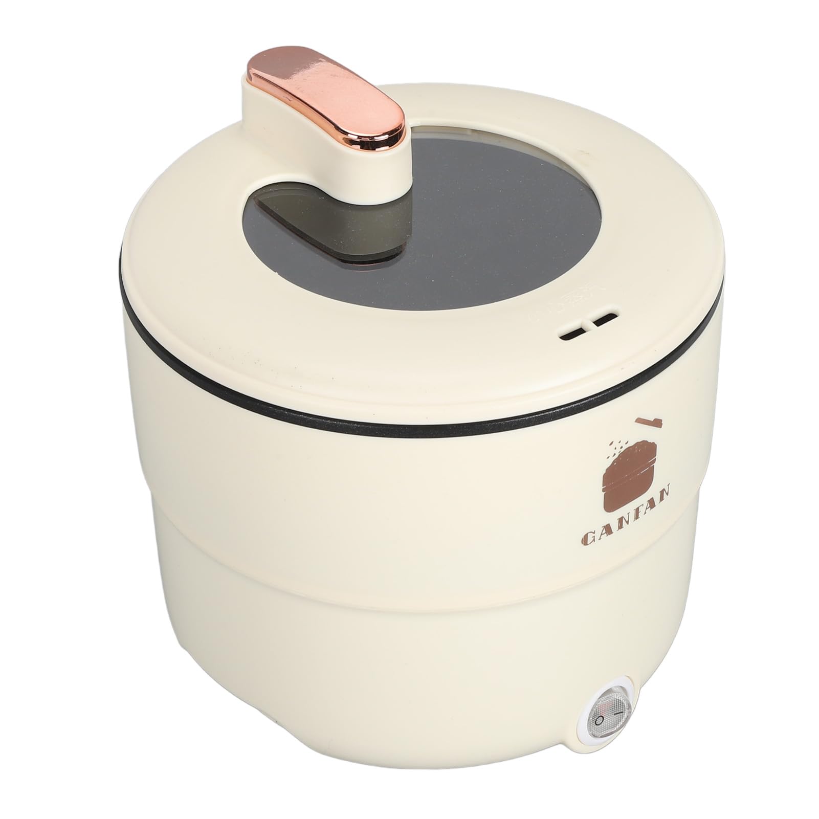 Pentola istantanea Arrocera Eléctrica con rivestimento antiaderente 1,8 L doppio strato anti-scottatura 300 W per stufato di zuppa, cottura a vapore
