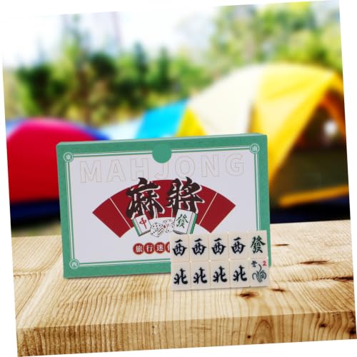 Juego Mini Mahjong Portátil Compacto para Viajes y Hogar miniatura 5