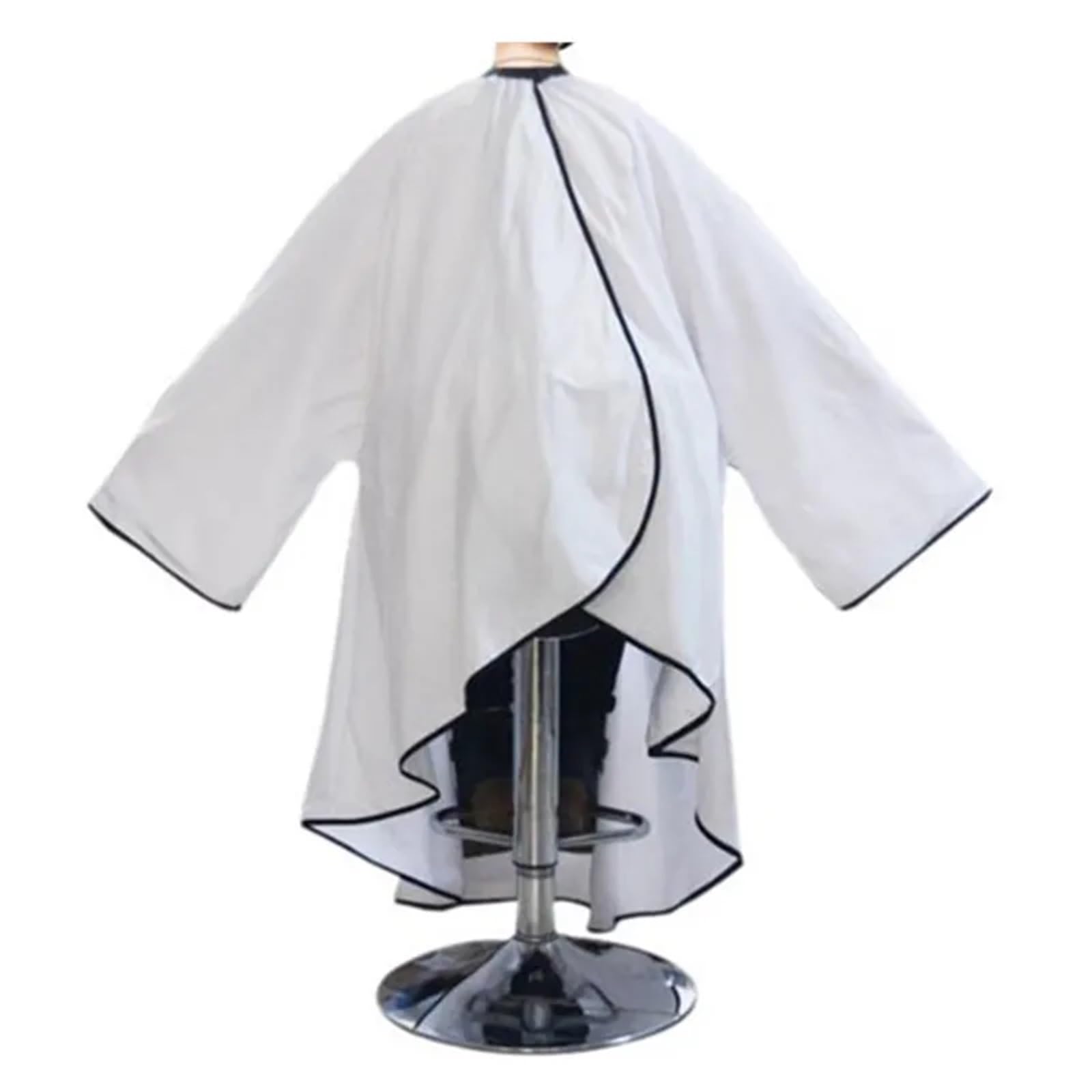 Capa de corte pelo impermeable, delantal for manga larga, abrigo bata tela for peluquería, 4 Uds Para Peinado Cortes