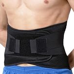 Neotech Care Back Support Belt, Lumbar Support Belt for Lower Back Pain - For Men or for Women (Black, Size XL)