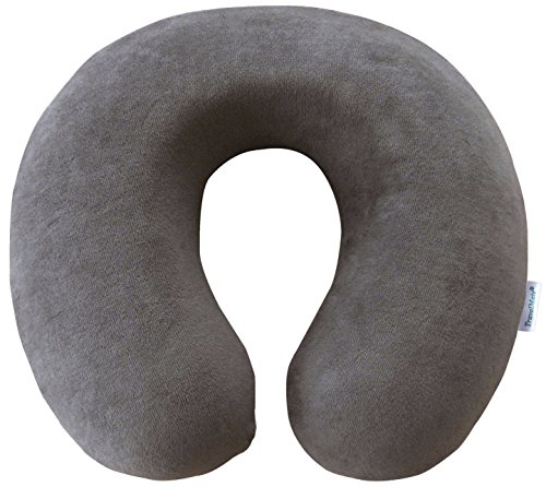 Travelmate Memory Foam Neck Pillow, Grey #TOP3