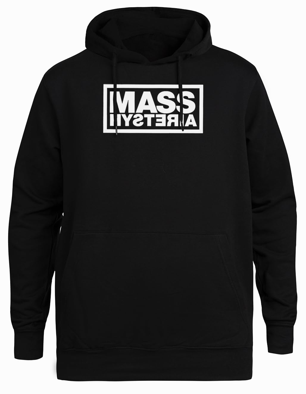 Mass Hysteria Band Rock French Unisex Schwarz Hoodie Umweltfreundliche Kapuzenjacke