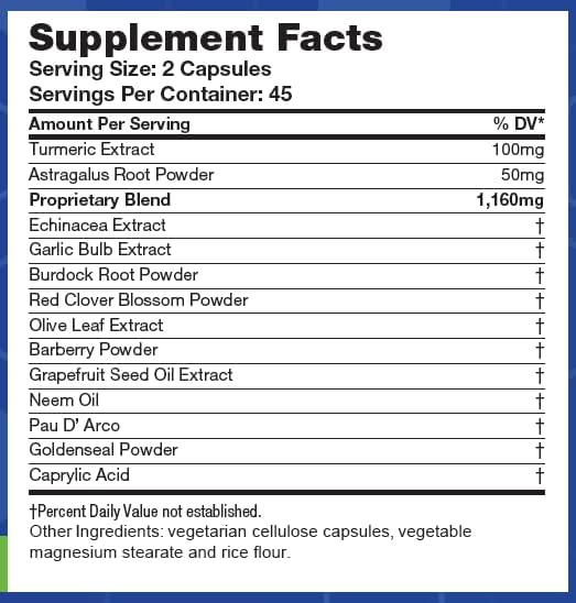 LifeSource Vitamins All Natural Anti-B Bronchial & Lung Support – 14 All Natural Ingredients - 90 Capsules - Proprietary Formula - Image 3