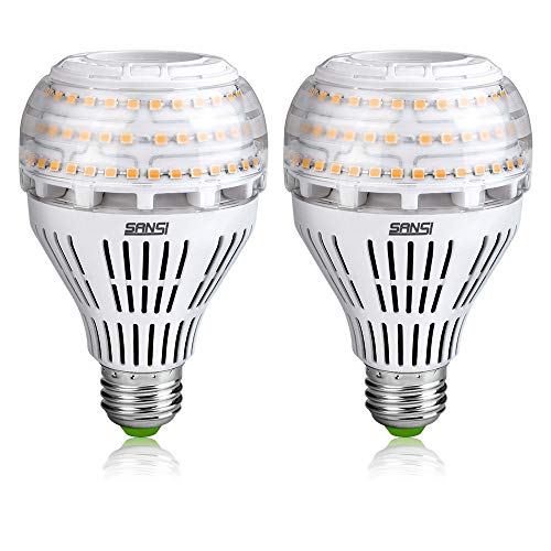 Lámparas LED E27 blanco cálido SANSI- Iluminante LED 22W (reemplaza la bombilla Edison de 200W)...