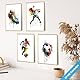 mojoliving Fussball Poster Set Fussball Geschenke Jungen Fussball Deko Fussball Kinderzimmer Fußball Bilder Poster Fußball Geschenk Fussball Junge Fußball Geschenke für Jungs Fussball Geburtstag