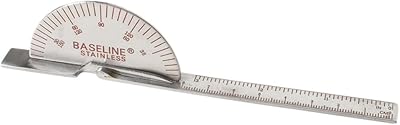 Baseline Finger Goniometer - Metal - Deluxe - 6 inch, 25-Pack
