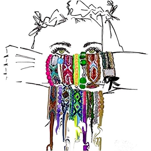Rimobul Nepal Woven Friendship Bracelets - 8 Pack - Thumbnail 2