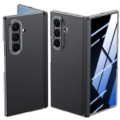 YQODSZ Samsung Galaxy Z Fold 7 �P�[�X�A�����v���C�o�V�[�X�N���[���v���e�N�^�[ �r�W�l�X �v���~�A�� PU ���U�[ �n�[�h PC �o���p�[ �ϏՌ� �I�[���C���N���[�V�u �A���`�X�p�C�ی�J�o�[ Z Fold 7�p �u���b�N