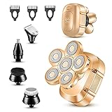 Rasoio elettrico 5 in 1 Multifunzionale Rasoi Elettrici per Gli Uomini Ricaricabili Bald Head Shaver...