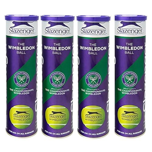 Image of Slazenger Wimbledon Balls Dozen (4 Cans)
