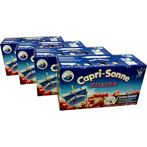 Capri Sun Cereza 4 paquetes de 10 x 200 ml (40 en total)
