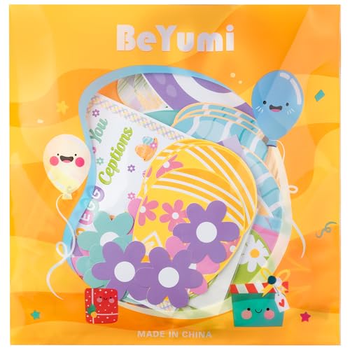 BeYumi Easter Christian Bulletin Board - 83Pcs Easter Jesus Loves You NO Egg CEPTIONS Christian Cross Bulletin Board Religious Egg Flower Cutouts Plaid Border Trim School Classroom Wall Party Decor