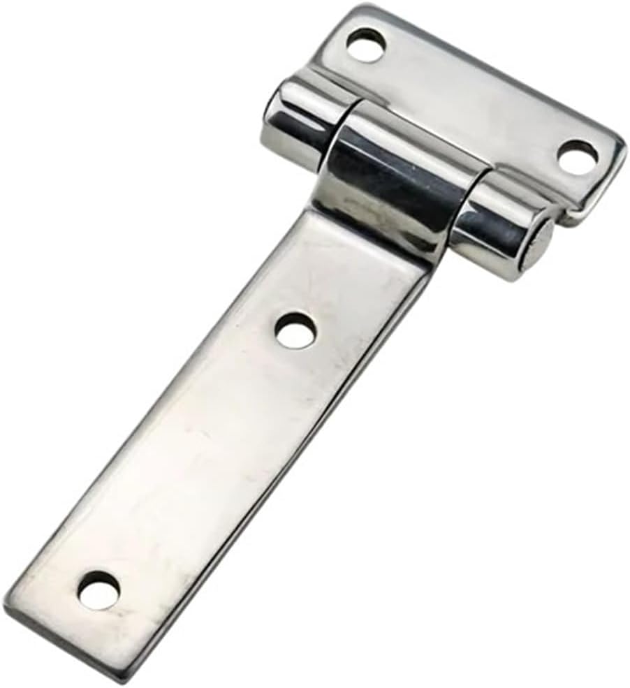 304 Stainless Steel T-Shaped Long Tongue Hinge 1Pcs(Curved)