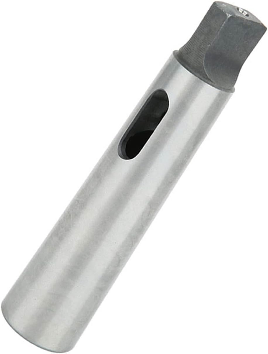 Taper Reducing Adapter Drill Sleeve, Silver High Hardness Wear Drag MT3 to MT2 for Workshop