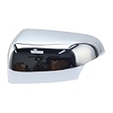 Rearview Mirror Shells for Mazda BT-50 2012 2013 2014 2015 2016 2017 2018 2019 2020 Side Mirror Cover Cap Accessories(Chrome 1 Pair)