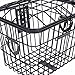 Jauarta Electric Basket Metal Rear Storage Basket Large Capacity Cycling Basket with Lid for Bags Food Vegetable