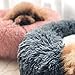 Plush Donut Pet Bed,Dog Cat Round Warm Cuddler Kennel Soft Puppy Sofa,...