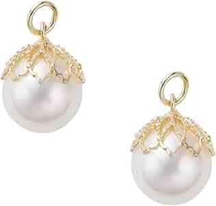 Amazon | [アガット] agete 【K10淡水パールピアスチャーム