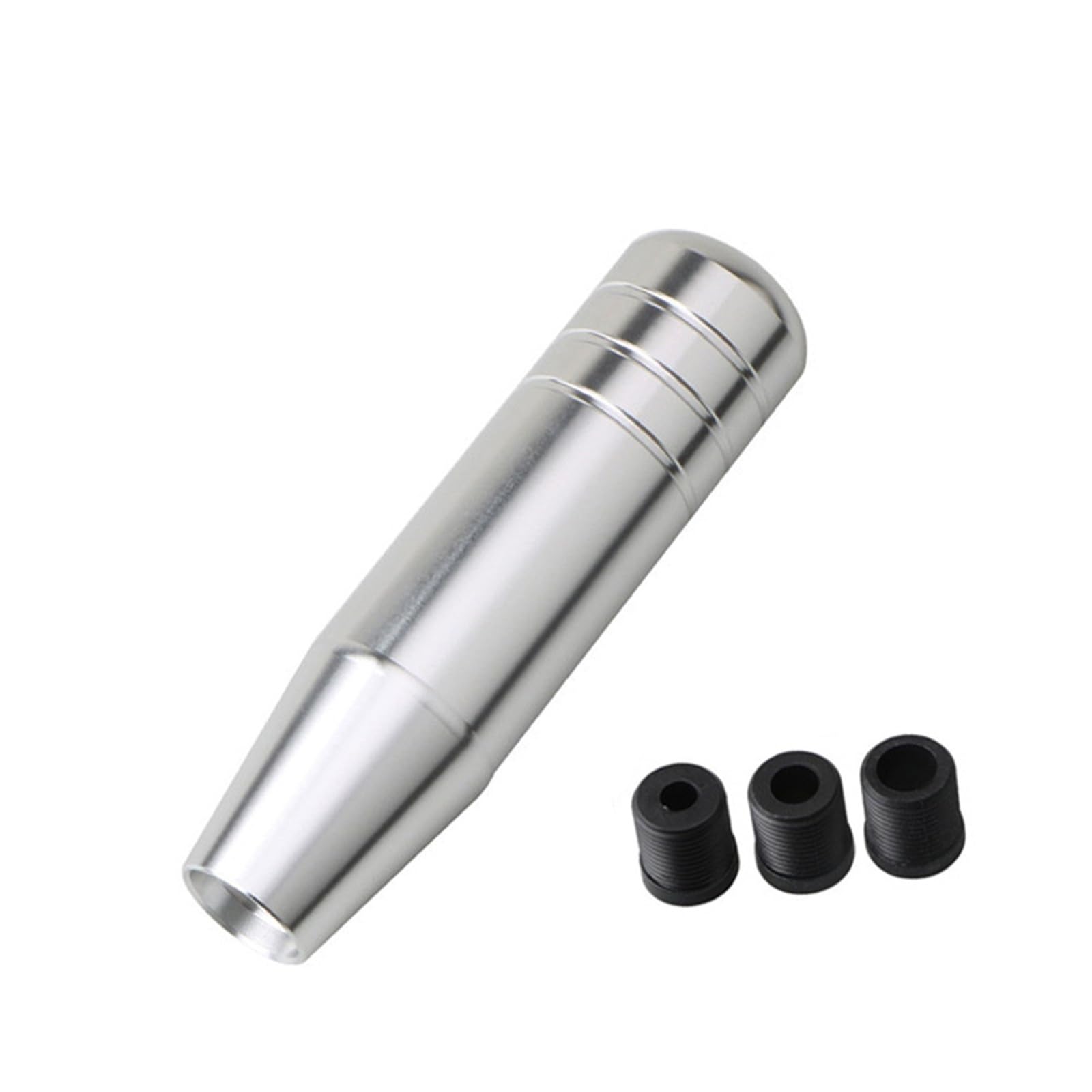 AMCBYSGC Gear Shift Knob 13cm 18cm Manual Adapters(13cm silver)
