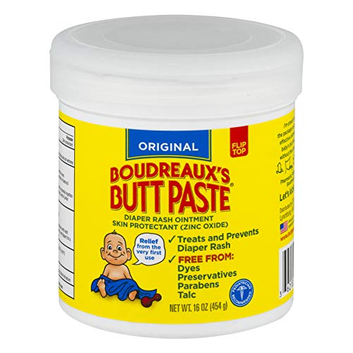 Image of Boudreaux's Butt Paste Original Diaper Rash Cream, Ointment for Baby, 16 oz. (Pack of 1)