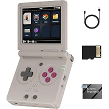 RG35XX SP Game Console,Linux System ,3.5 Inch IPS Screen 640x480,Built-in 128GB TF Card 10000+Classic Games,Support HD and TV Output WiFi Bluetooth Gray
