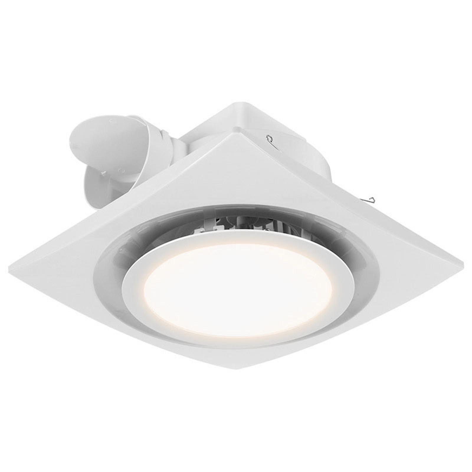 Extractor de baño Lámpara de ventilador escape, baño, iluminación silenciosa montada en el techo, ventilación 2 1(Pequeño)