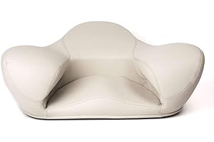 Alexia Meditation Chair in Light Grey Vegan Leather