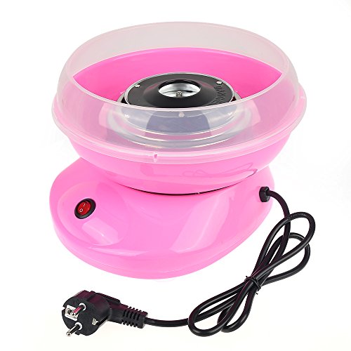 Zuckerwattemaschinen-Set, Zuckerwattemaschine für Kinder, Zuckerwattemaschine für den Hausgebrauch mit den nötigen Werkzeugen, um in 2 Minuten eine Zuckerwatte herzustellen (Rosa) – Bild 4