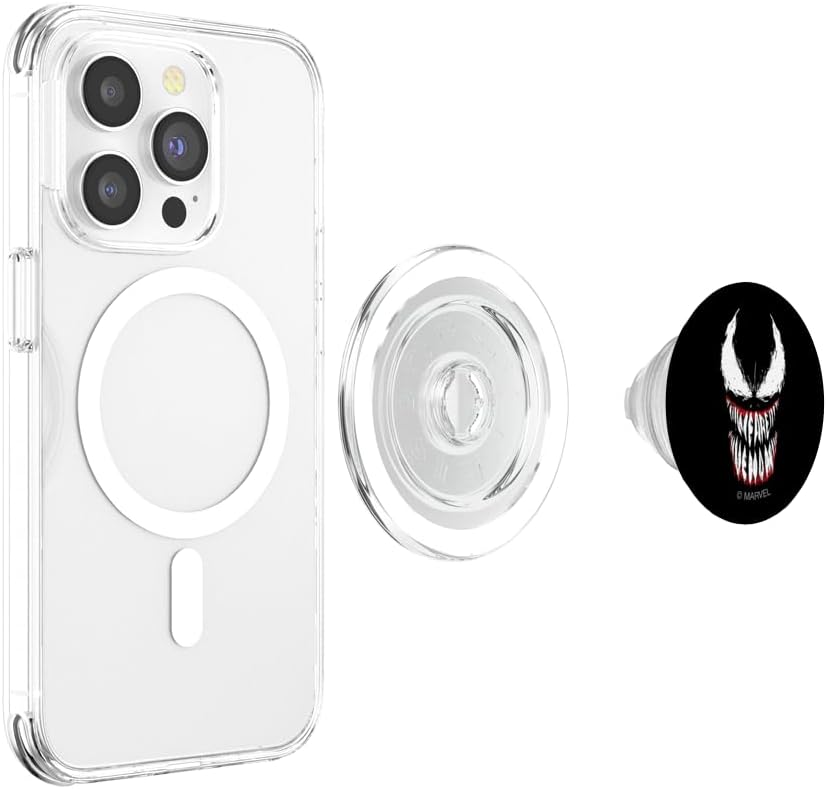 Marvel We Are Venom Face Grin PopSockets MagSafe PopGrip for iPhone
