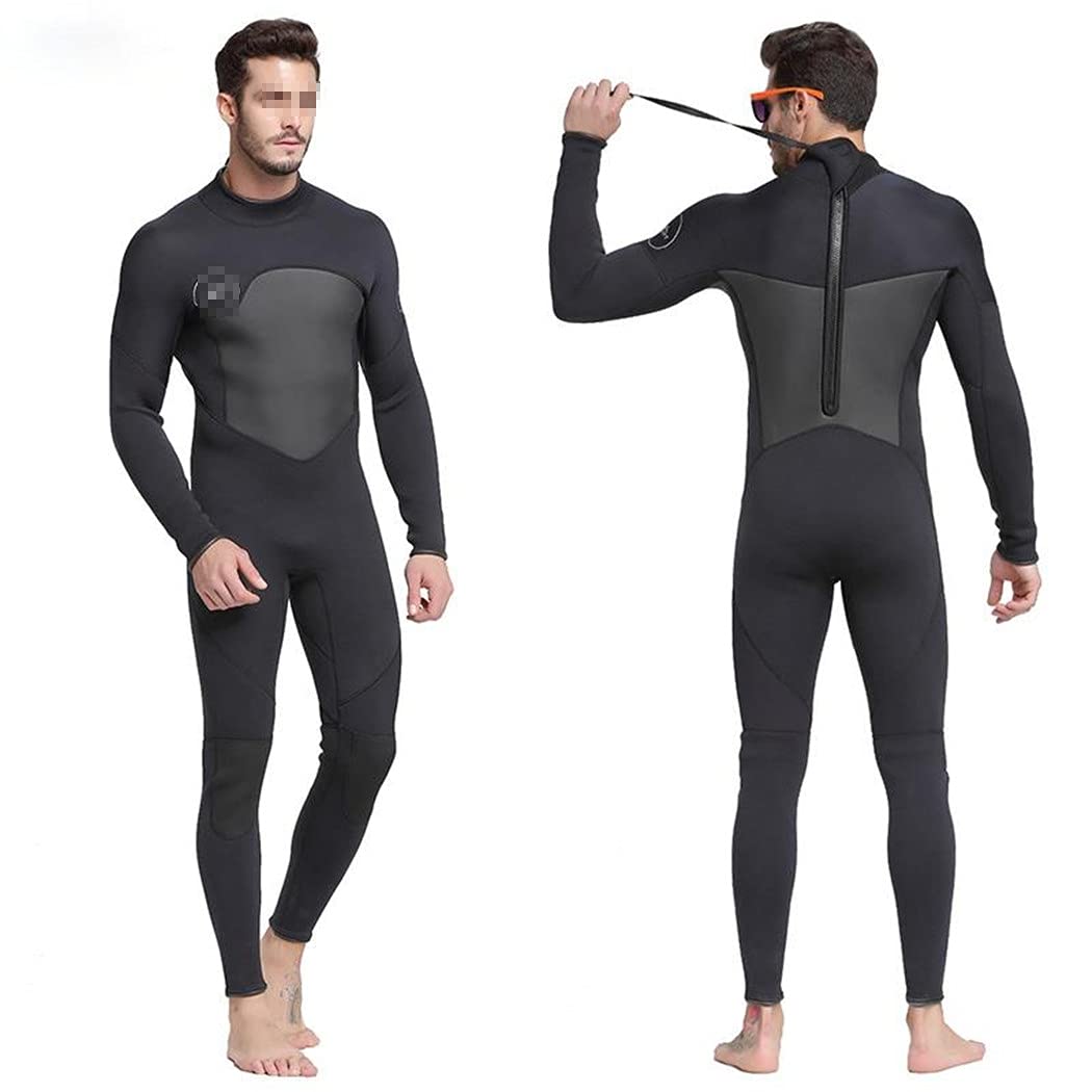 Combinaison de plongée homme 1,5mm néoprène noir et bleu marine pour session d'été - 7