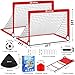 Kids Soccer Goals for Backyard Set of 2, 4 x 3 ft/6 x 4 Toddler Soccer Goal Training Equipment with Soccer Ball, Cones, Pop Up Soccer Net for Kids Age 3-5 4-6 6-8 8-12 10-12 Outdoor Games Sports Gifts