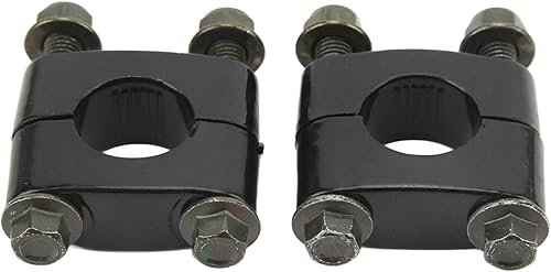 Miniatura 5 de Elevadores de manillar de motocicleta, 2 piezas universales de 0.866 in 7/8 pulgadas, abrazadera elevadora para manillar de bicicleta, herramienta