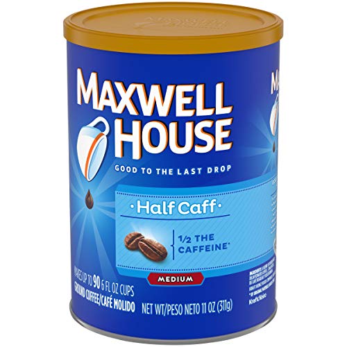 Maxwell House Half Caff Medium Roast Ground Coffee 11 Oz Canisters ( Pack Of 3) #TOP3