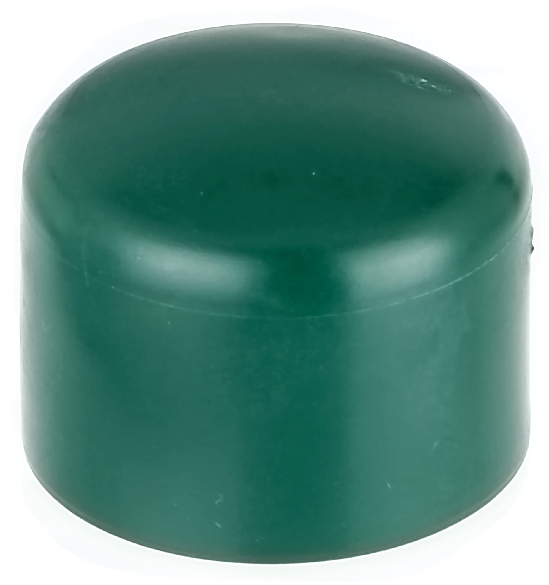 Alberts 654597 Kapturek do słupków metalowych okrągłych | tworzywo sztuczne, zielony | dla słupków średnicy 38 mm