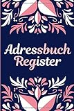  Adressbuch Register: Register A-Z Mit Telefonnummern Mit Geburtstagskalender