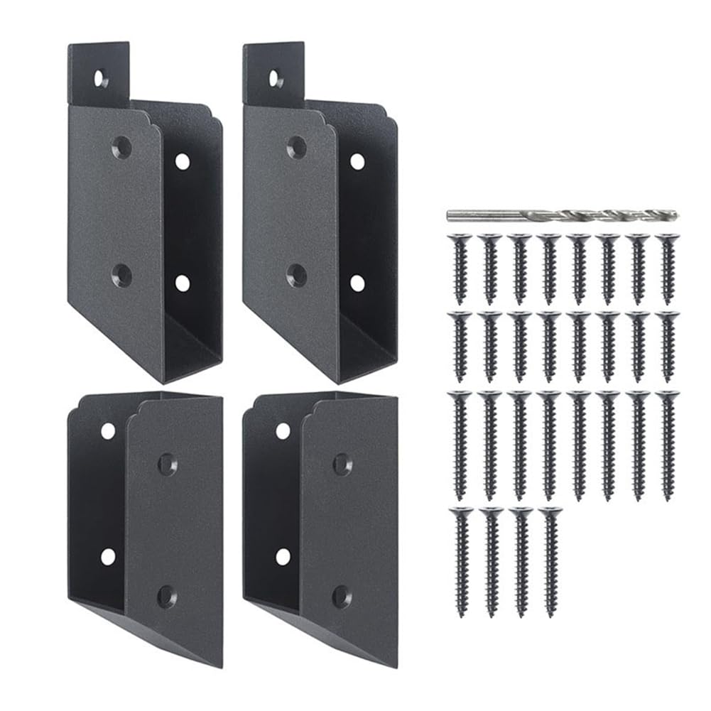Connecteur de garde-corps de pont inox 2x4 support de main courante extrémité poutre grange