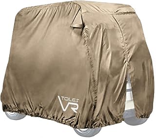 Toiles VR 2-6 Passenger Golf Cart 210D Cover Waterproof, Sunproof, Snowproof, Outdoor Fits Most Brands