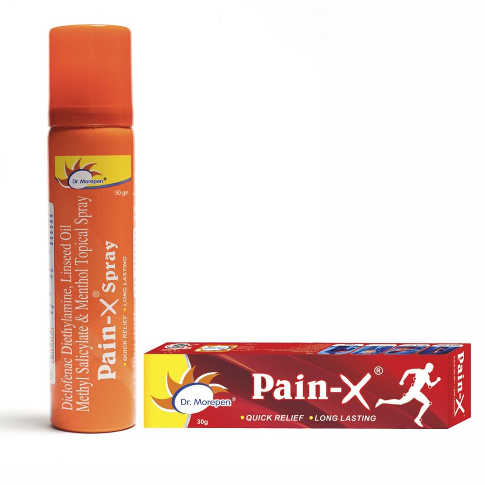 DR. MOREPEN PAIN RELIEF COMBO (PAIN-X SPRAY 50 GM & PAIN-X GEL 30 GM) (B0CTMBQ74C) Amazon Price History, Amazon Price Tracker